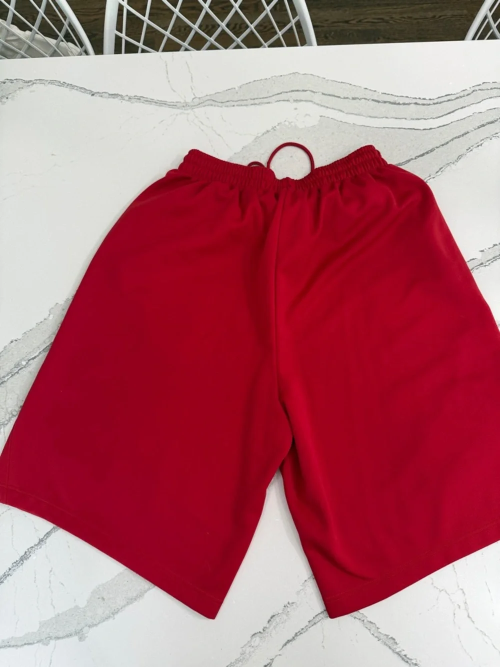 Vintage Jordan Men's Red Athletic Basketball Shorts XXL